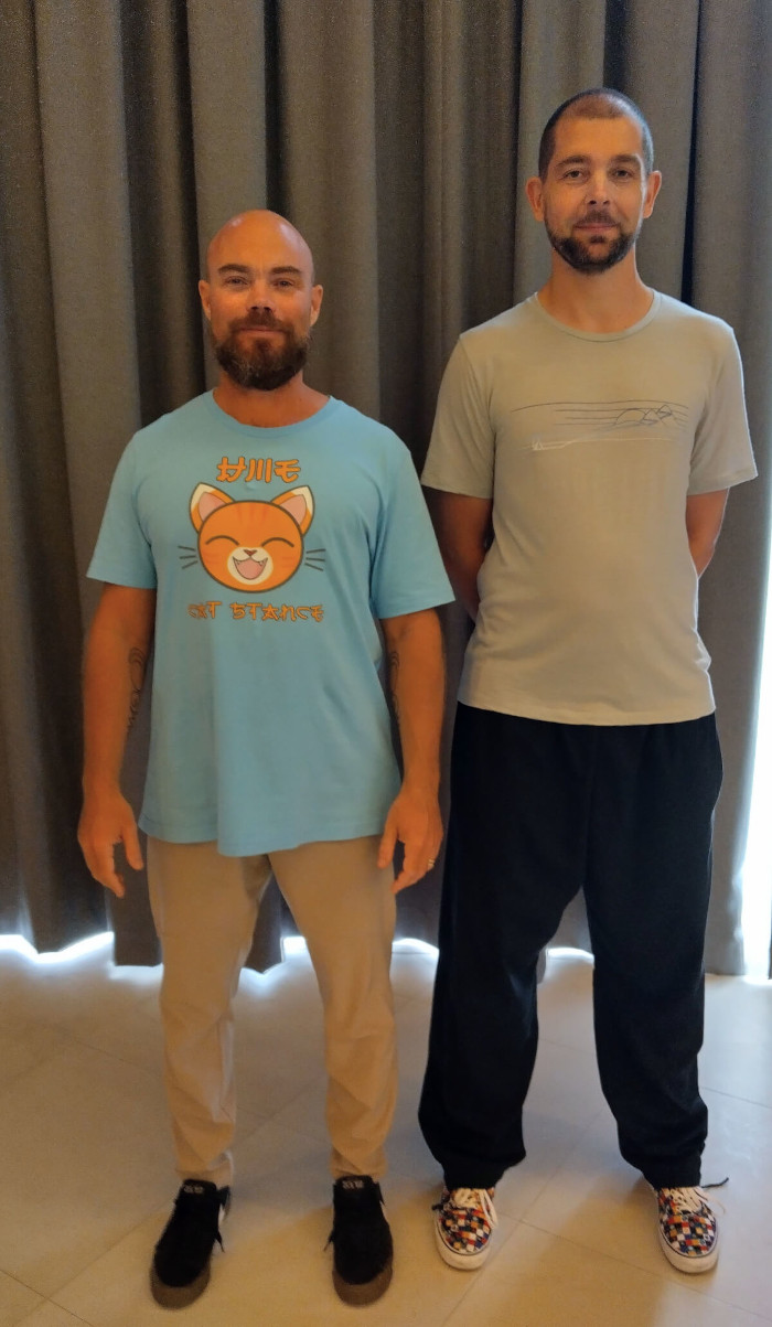 Sifu Adam Mizner et Gaston Tjebbes